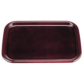 尺5 ロイヤルトレー/おぼん 【溜毘沙門天塗】 459×320×23mm 日本製 〔和食 レストラン 店舗 お店〕 (代引不可)
