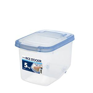 【21個セット】 米びつ/ライスストッカー 【5型 5kg】 計量カップ付き キャスター付き ラストロウェア スライド 〔キッチン〕 (代引不可)
