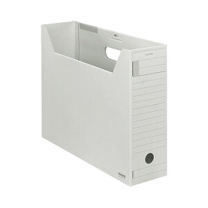 (まとめ) コクヨファイルボックス-FS(Fタイプ) B4ヨコ 背幅102mm 灰 フタ付 B4-LFFN-M 1パック(5冊) 【×5セット】 (代引不可)