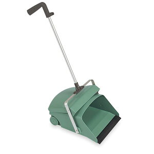 (まとめ) デカチリトリ/掃除用品 【グリーン】 1本柄 大容量 車輪付き 〔業務用 施設 店舗〕 【×3セット】 (代引不可)