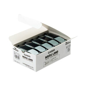 (�܂Ƃ߁j�J�V�I CASIO �l�[�������h NAME LAND �X�^���_�[�h�e�[�v 24mm×8m ����/������ XR-24X-5P-E 1�p�b�N(5��)�y×3�Z�b�g�z (����s��)