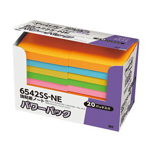 (܂Ƃ) 3M |XgCbg p[pbN Sm[g 75×75mm lIJ[5F 6542SS-NE 1pbNi20j y×5Zbgz (s)