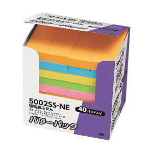 (܂Ƃ) 3M |XgCbg p[pbN Sӂ 75×25mm lIJ[5F 5002SS-NE 1pbNi40j y×5Zbgz (s)