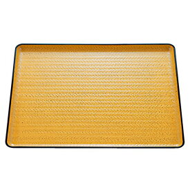 尺2 竹アジロ長手盆/トレー 【ゴマ竹SL】 362mm×285mm×20mm 日本製 〔和食 レストラン 居酒屋 店舗 お店〕 (代引不可)