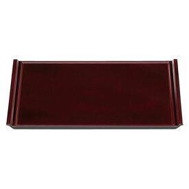 尺8 フライト盆/トレー 【溜毘沙門天】 545mm×382mm×24mm 日本製 〔和食 レストラン 店舗 お店〕 (代引不可)