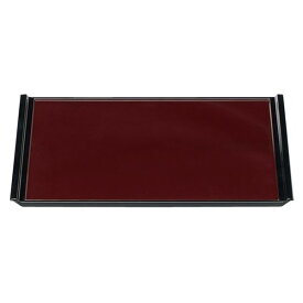 尺2 フライト盆/トレー 【新溜天黒SL】 373mm×255mm×18mm 日本製 〔和食 レストラン 店舗 お店〕 (代引不可)