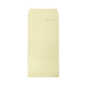 (まとめ) ハート 透けないカラー封筒 テープ付長3 パステルクリーム XEP273 1パック（100枚） 【×10セット】