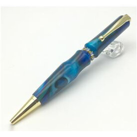 日本製 スワロフスキー ボールペン/文房具 【ブルー】 クロスタイプ 芯：0.7mm 文具 オフィス用品 『Acrylic』 (代引不可)