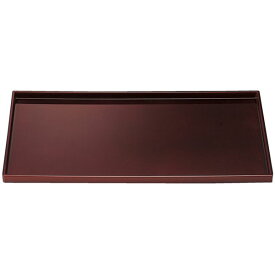 尺8 飛龍盆/トレー 【溜毘沙門天】 556×295×25mm 日本製 〔和食 レストラン 居酒屋 店舗 お店〕 (代引不可)