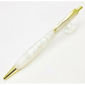 日本製 アクリルボールペン/文房具 【ホワイト】 0.7mm 文具 オフィス用品 ステーショナリー (代引不可)