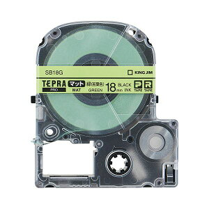 (�܂Ƃ�) �L���O�W�� �e�v�� PRO �e�[�v�J�[�g���b�W �}�b�g���x�� 18mm �΁i��t�F�j�^������ SB18G 1�� �y×10�Z�b�g�z (����s��)