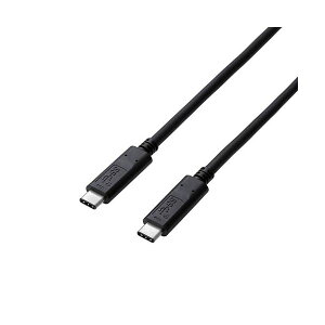 �y5�Z�b�g�z�G���R�� USB3.1�P�[�u��/Gen2/C-C�^�C�v/�F�ؕi/PD�Ή�/5A�o��/1.0m/�u���b�N USB3-CC5P10NBKX5