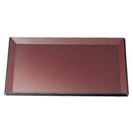 尺4 耐熱羽反布目盆/トレー 【エンジメタ普賢塗SL】 420×310×20mm 日本製 食洗機対応 〔和食 レストラン 居酒屋 店舗 お店〕 (代引不可)