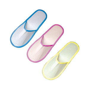 【3個セット】 セーブ・インダストリー 使い捨て おそうじスリッパ15足入(各色5足入) 809983X3 (代引不可)