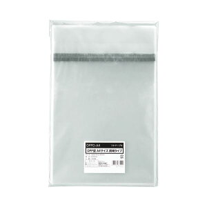(まとめ) OPP袋 フタ・テープ付 胴糊タイプA4用 225×310+40mm 1パック(100枚) 【×10セット】 (代引不可)
