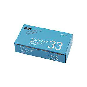(まとめ) TANOSEE ゼムクリップ 特大 33mm シルバー 業務用パック 1箱(1000本) 【×30セット】 (代引不可)