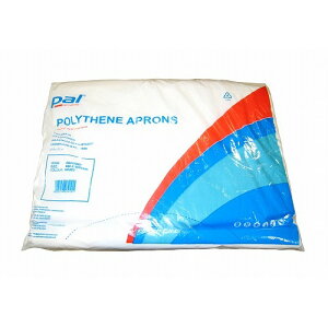 使い捨て エプロン 胸当付(100枚入)R94110 PE製(代引不可)【送料無料】