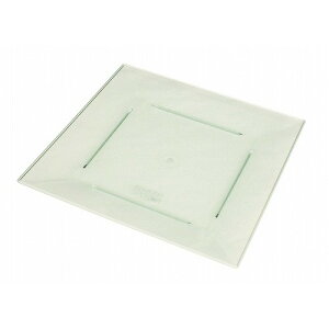 プラ容器 角皿 中(10枚入)エメラルドグリーン(代引不可)【送料無料】