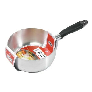 中華家 IH対応アルミ製目盛付片手ラーメン鍋18cm(代引不可)【送料無料】