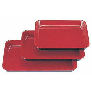 若泉漆器 メラミン (大)デリカバット 黒内朱 1-121-9 尺3寸 ADLJ303【送料無料】