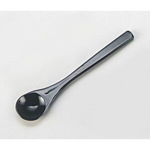 福井クラフト 茶碗蒸しスプーン 黒塗 48140795 OTY06