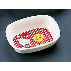 台和 メラミンお子様食器「ニューキティ」 角小鉢(ギンガム) RKBK7