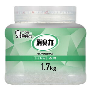 エステー消臭力業務用クラッシュゲルタイプ1.7kg森の香り トイレ用エステー4901070130412(代引不可)