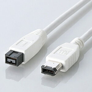 [ELECOM(�G���R��)] FireWire�P�[�u���i9�s���|6�s���j[1.0m] IE-961WH(������s��)�y���������z