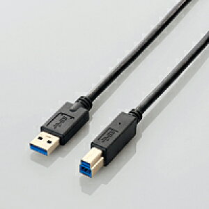 [ELECOM(�G���R��)] USB3.0�P�[�u���iA-B�j USB3-AB20BK(������s��)