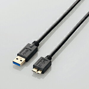 [ELECOM(�G���R��)] USB3.0�P�[�u���iA-microB�j USB3-AMB20BK(������s��)�y���������z