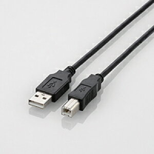 [ELECOM(�G���R��)] USB2.0�P�[�u��(3.0m ���R�l�N�^����������) U2C-BN30BK(����s��)