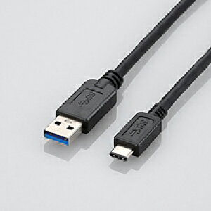 [ELECOM(�G���R��)] USB3.1�P�[�u���iA-TypeC�j USB3-AC20BK(����s��)�y���������z