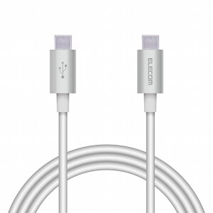 �G���R�� USB�P�[�u�� 1m Type-C�I�X - �I�X �f���V�j�N�C�ϋv�� PD�Ή� �V���o�[ MPA-CCPS10PNSV(����s��)�y���[���ցi�l�R�|�X�j�z�y���������z