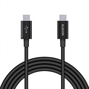 �G���R�� USB�P�[�u�� 2m Type-C�I�X - �I�X �f���V�j�N�C�ϋv�� PD�Ή� �u���b�N MPA-CCPS20PNBK(����s��)�y���������z