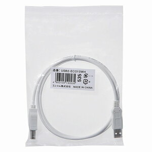 GR RoHSΉUSBP[u/1.0m/zCg USB2-ECO10WH(s)y[ցilR|Xjzyz