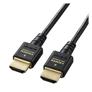 �G���R�� ELECOM HDMI �P�[�u�� HDMI2.1 �E���g���n�C�X�s�[�h �X���� 8K4K�Ή� 1m �u���b�N DH-HD21ES10BK(����s��)�y���������z