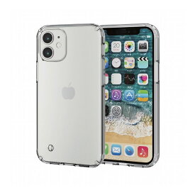 iPhone12 mini ケース カバー 耐衝撃 ポリカーボネート TPU クリア 透明 ストラップホール付き 新素材 TRANTECT シンプル クリア PM-A20AHVCCR エレコム(代引不可)【メール便（ネコポス）】【送料無料】