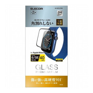 �A�b�v���E�H�b�` AppleWatch �K���X�t�B���� SE 6 5 4 40mm �t���J�o�[ �d�x9H �t���[���t �w��h�~ �u���b�N AW-20SFLGFRBK �G���R��(����s��)�y���[���ցi�l�R�|�X�j�z�y���������z