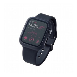 GR AbvEHb` Jo[ Apple Watch SE ( 2 / 1 ) / Series 6 / 5 / 4 44mm tJo[ SKX Sʕی t  ʃ}bg ubN(s)yz