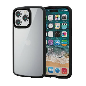 �G���R�� ELECOM iPhone 15 Pro Max �p �P�[�X �n�C�u���b�h �J�o�[ �Ռ��z�� �y�� ���^ �J��������ی� �X�g���b�v�z�[���t TOUGH SLIM LITE �u���b�N PM-A23DTSLFCBK(����s��)�y���[���֔z���z�y�|�C���g10