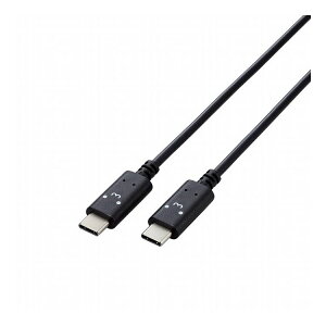 GR ^CvC P[u ( Type C to C ) 1m PD 60W y iPad Pro / Air iPhone  Type-C @Ή z RoHSwߏ 낿(ubN×zCg) MPA-CCF10BF ELECOM(s)yz