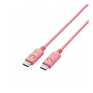 GR ^CvC P[u ( Type C to C ) 2m PD 60W y iPad Pro / Air iPhone  Type-C @Ή z RoHSwߏ gLL(sN×ubN) MPA-CCF20PNF ELECOM(s)yz