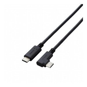 GR USB Type C P[u USB-C to USB-C 1m L 炩 [d/f[^]p PD 60W 3A USB2.0 y Type-C  Windows 11 10 macOS eΉ z ubN U2C-CCLY10NBK ELECOM(s)yz
