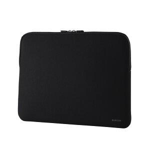 パソコンケース 15.6インチ 撥水 薄型 耐衝撃 ダブルファスナー MacBook Air Pro Dell HP Lenovo ~15.6インチまでの ノートパソコン ブラック BM-IBTHNP15BK(代引不可)【送料無料】