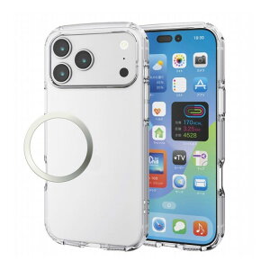 �G���R�� ELECOM iPhone 17 Pro Max �P�[�X �\�t�g �Ռ��z�� �y�� ���^ ���C�z���Ή����^���X�e�b�J�[�t �X�g���b�v�z�[���t �X�g���b�v�z�[���V�[�g�t ������ �N���A PM-A25DTSLUC3CR(����s��)�y���[