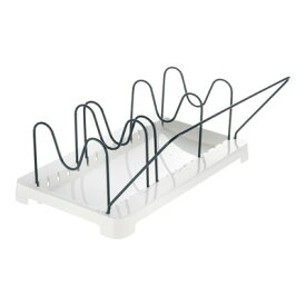 リッチェル トトノ 引き出し用 鍋フライパンスタンドR ホワイト #110013(代引不可)【送料無料】