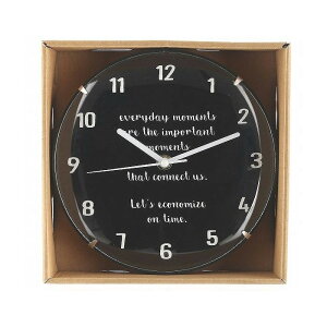 �J�o�[�t�� �E�H�[���N���b�N W200×D200×H55mm MDF GLASS ������� BLACK(����s��)�y���������z