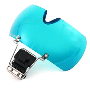 TOYO 帽子取り付け用メガネ NO.1400-LG ハードコーディング加工 紫外線カット ヘルメット取付け 目の保護【送料無料】