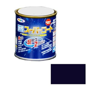 アサヒペン 多用途-水性スーパーコート 1/12LアトランティクBL