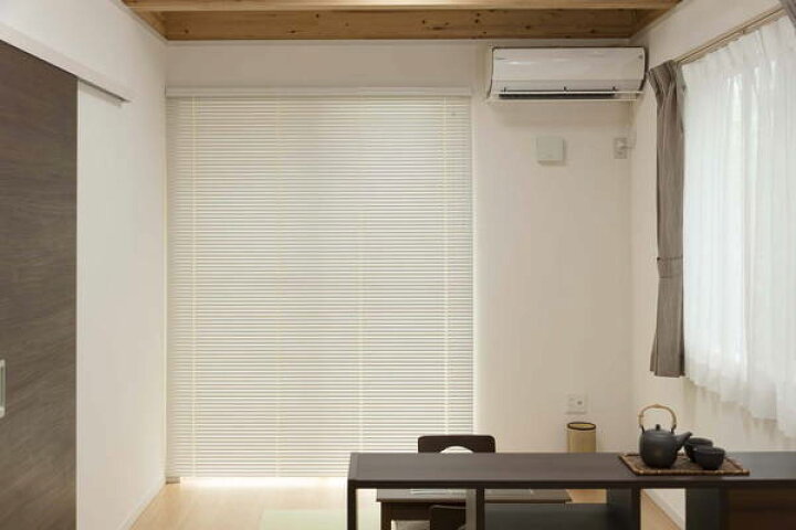 楽天市場 木目調アルミブラインド 165 138cm 木目 横型 ウッド ブラインド 簡単取付け カーテンレール 日除け カーテン おしゃれ 代引不可 送料無料 リコメン堂